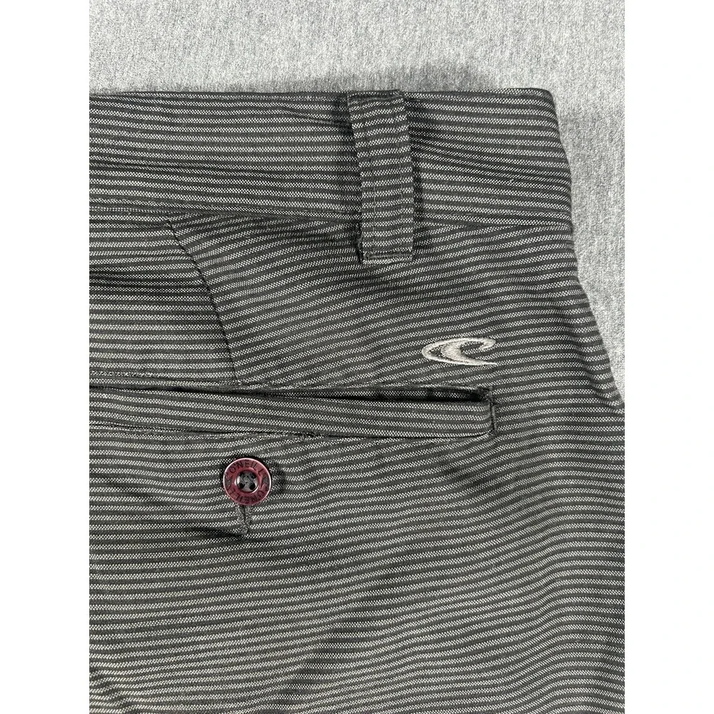 O'Neill Men's Size 38 GrayPinstripe‎ Chino WalkingShorts